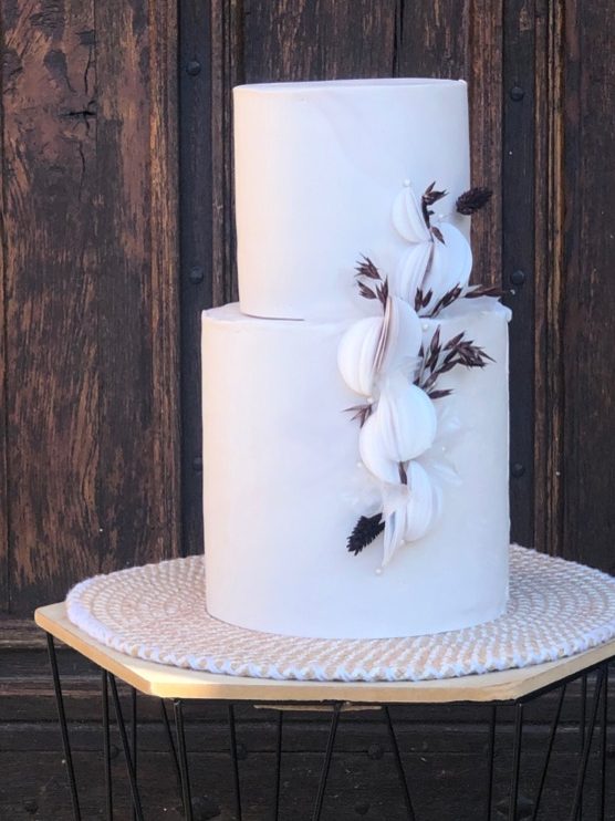 gâteau mariage blanc