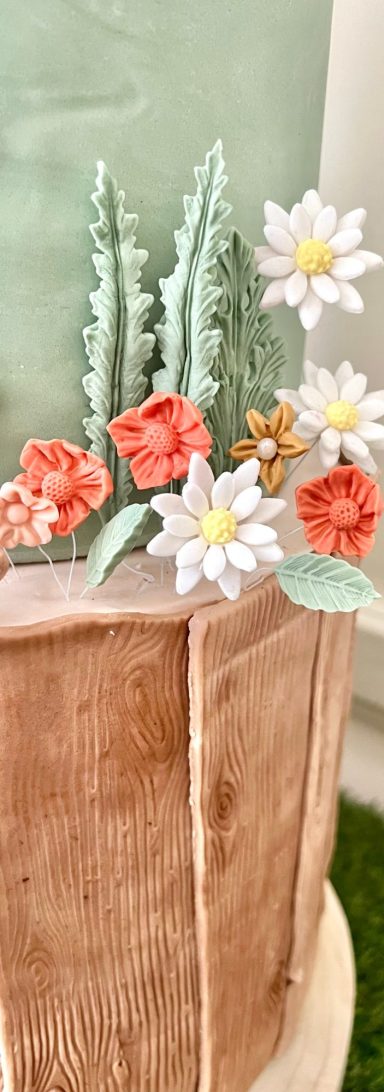 détails décoration fleurs